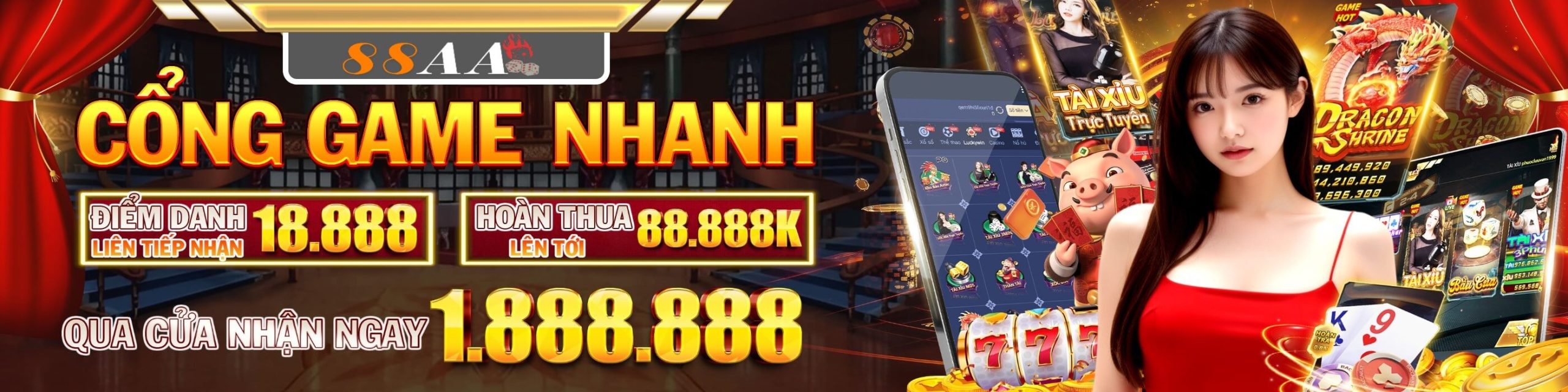 Banner 88aa nhà cái trực tuyến hàng đâu hiện này